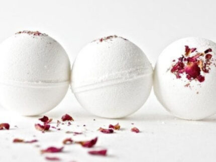pack of 3 rose Bath Bomb 120 grm