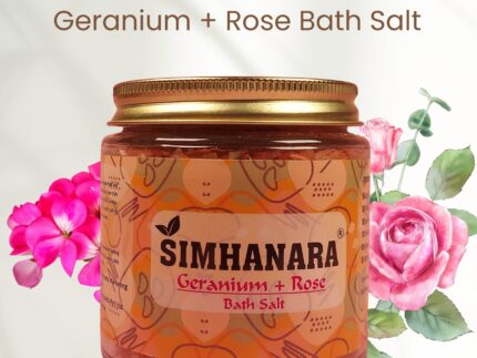 Simhanara Geranium Rose Bath Salt